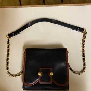 Botkier black leather shoulder bag